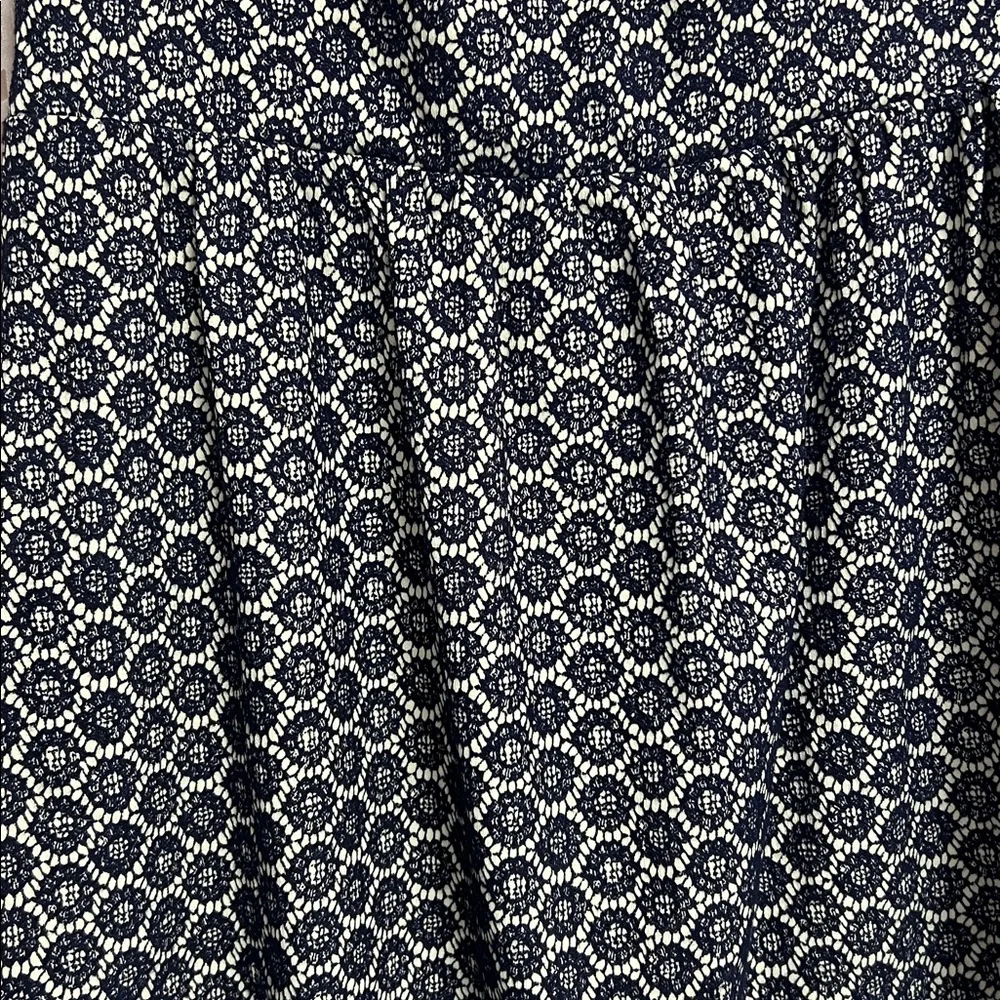 The Limited Navy and Cream Lace Dress